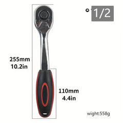 72 Teeth 2 In 1 Ratchet Wrench Twist Wrench