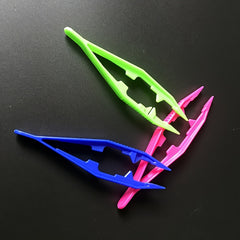 5pcs Plastic Tweezers for DIY Home Projects