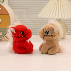 Adorable Stuffed Horse Toy with Expressive Eyes & Cuddly Gift