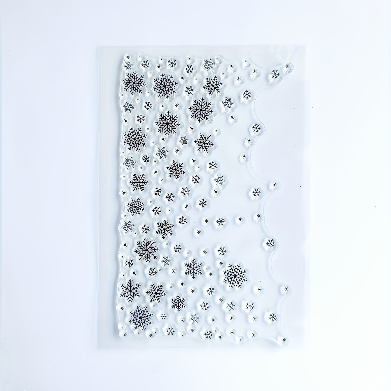 Snowflake Stamp Painting Tool DIY Scrapbook Decoration Silicone