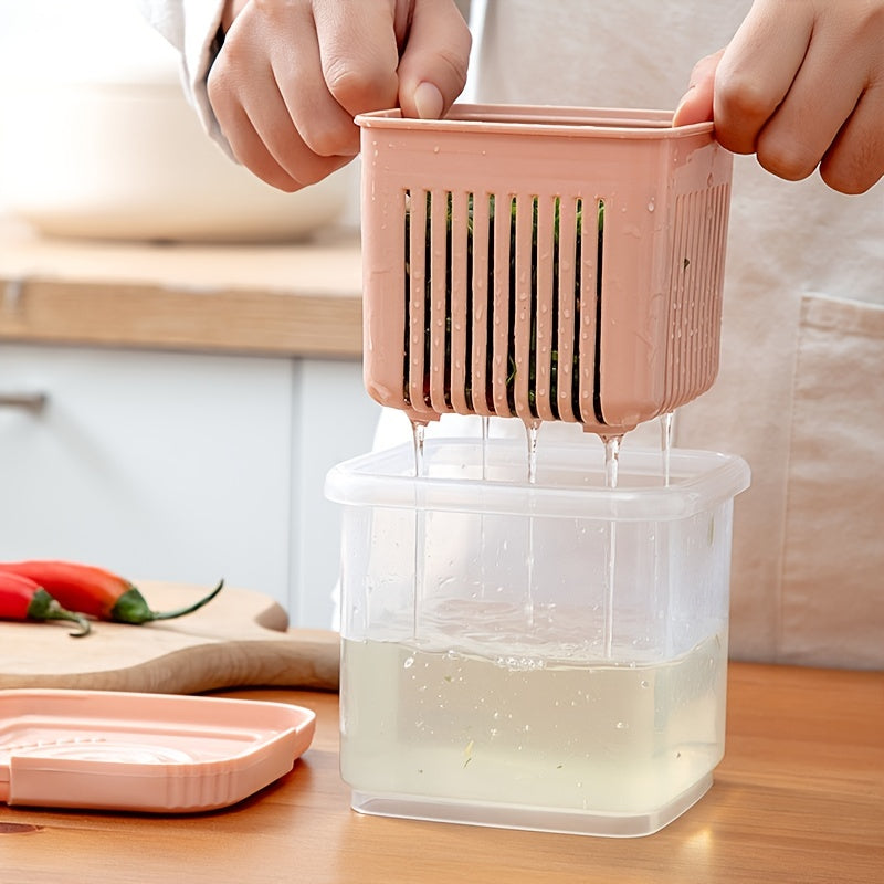 Thickened Double Layer Fresh Keeping Box Refrigerator Crisper