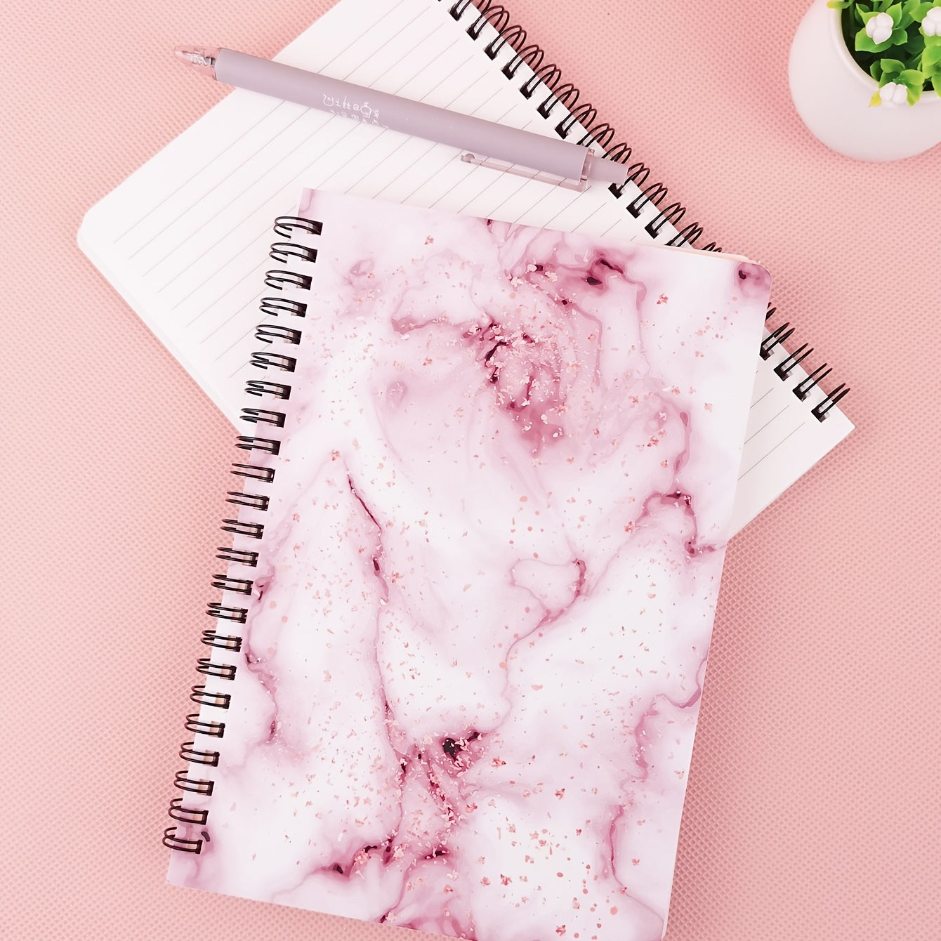 Marble Rollover Notebook 80 Sheets