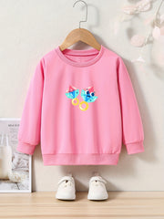 OERYUI Cartoon Diamond Ring Sweatshirt Kids Clothes