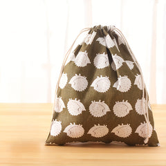 Pocket Drawstring Fabric Storage Bag Portable Dustproof Bag