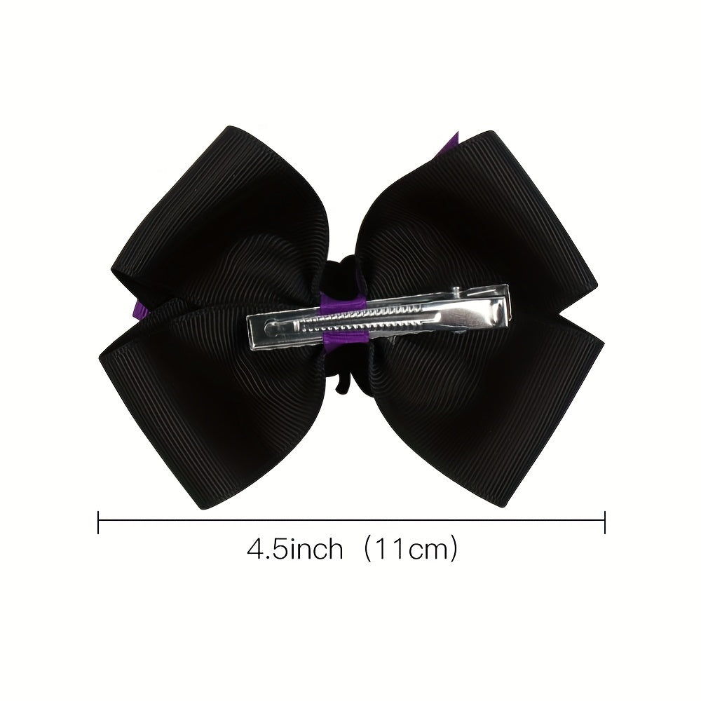 Pumpkin Hair Clip Bow Hairpin Halloween Party Hair Accessories