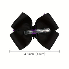 Pumpkin Hair Clip Bow Hairpin Halloween Party Hair Accessories