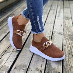 Women's Comfortable Thick Bottom Sneakers Lightweight Sports Shoes