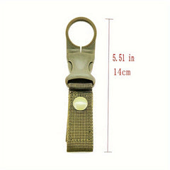 Nylon Webbing Hanging Buckle Bag Water Bottle Clip for Camping