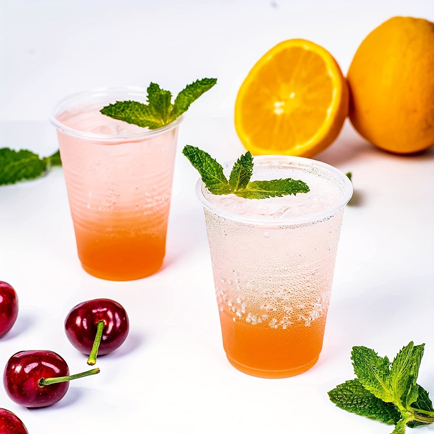 90pcs 3oz Transparent Plastic Cup Eco-Friendly Disposable Drink Cup