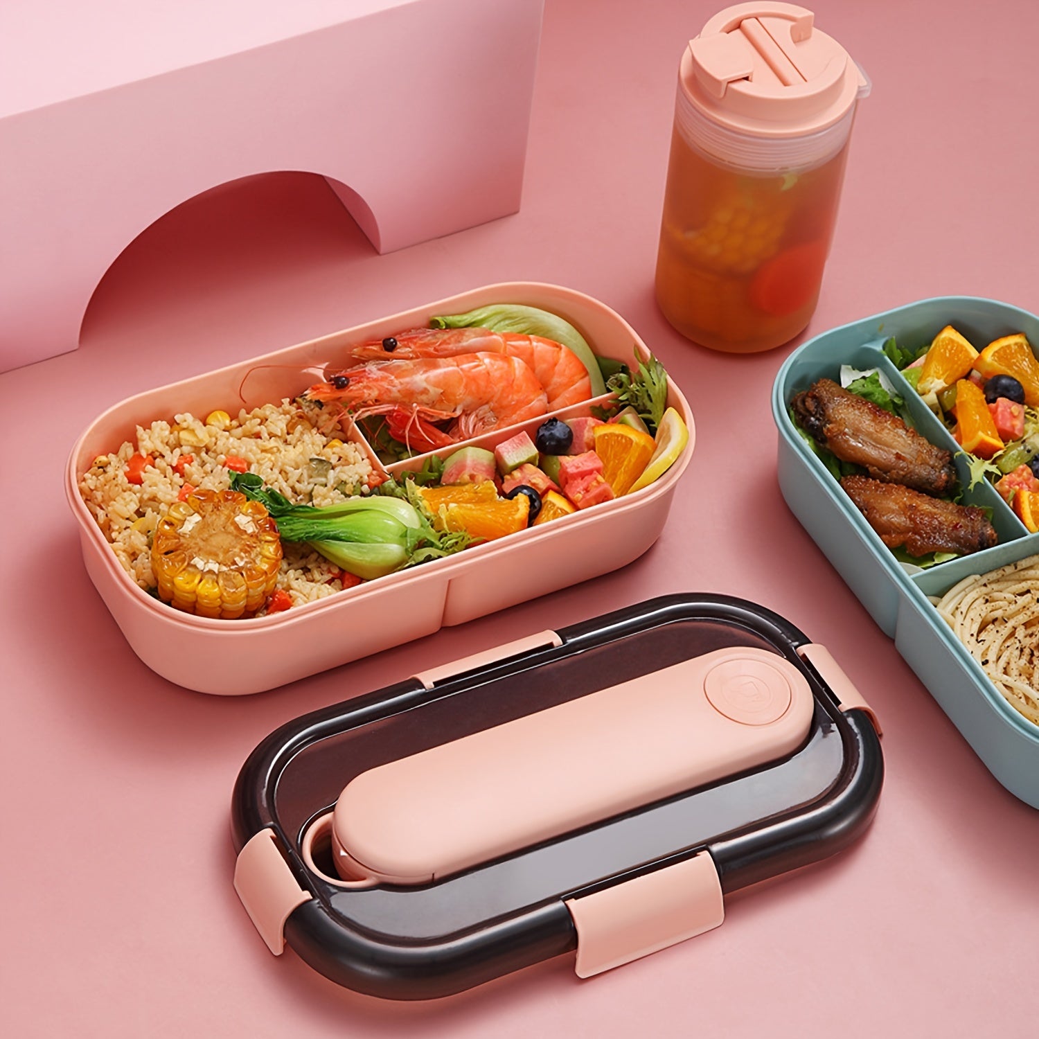 Leak Proof Bento Box with Cutlery Set 40 58oz 1200ml