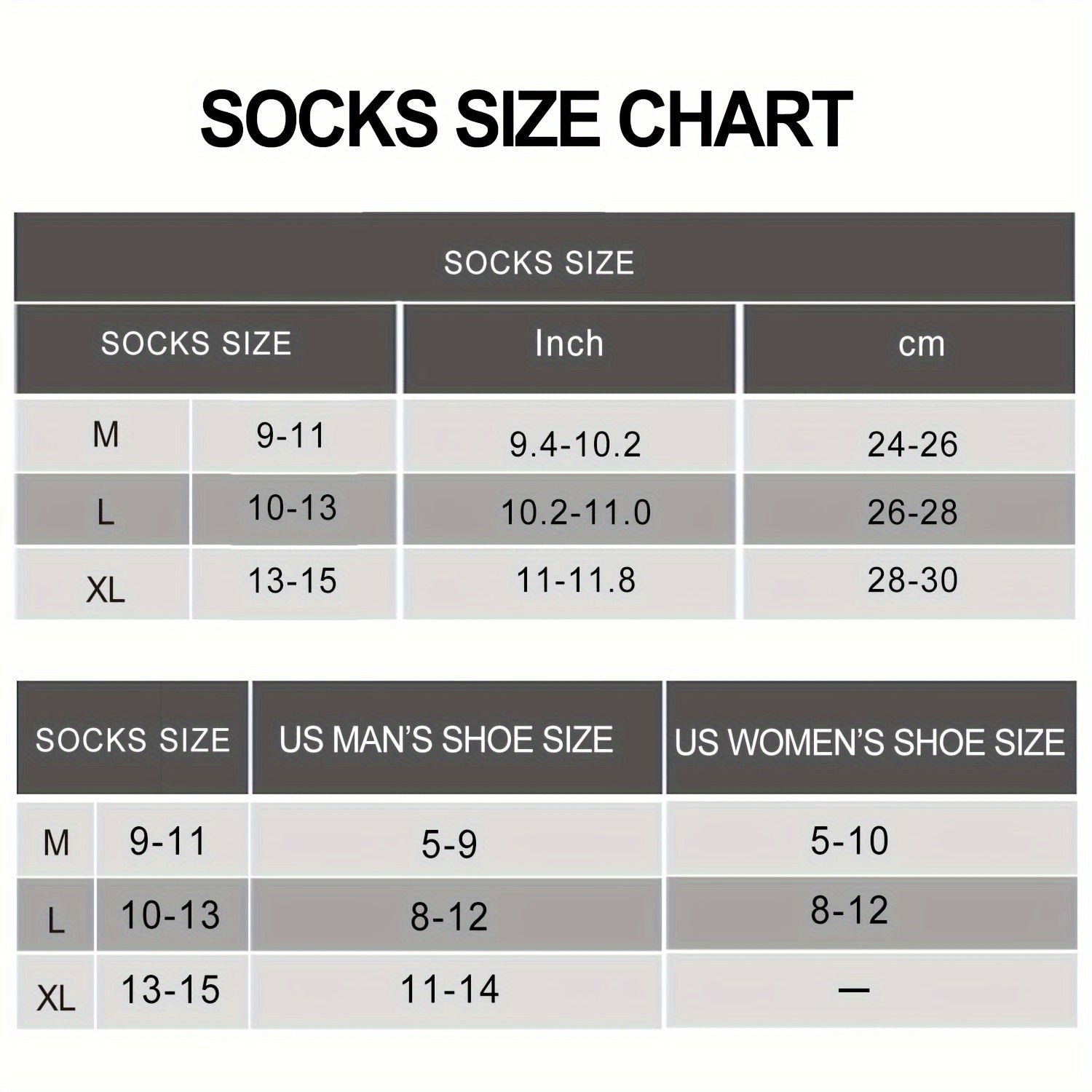 2 Pairs 15-20mmHg Athletic Compression Over the calf Socks