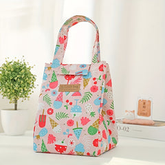 Portable Thermal Lunch Bag for Travel Picnic Office Multicolor