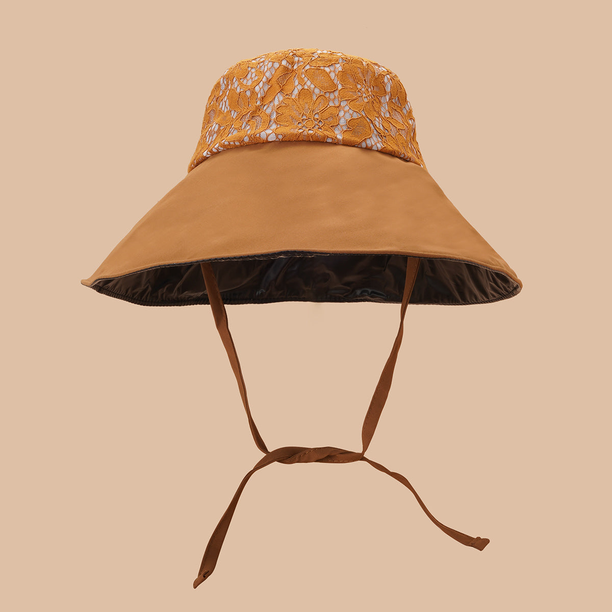 Large Brim Cotton Bucket Hat Solid Casual Sun Hat Outdoor Fisherman Cap