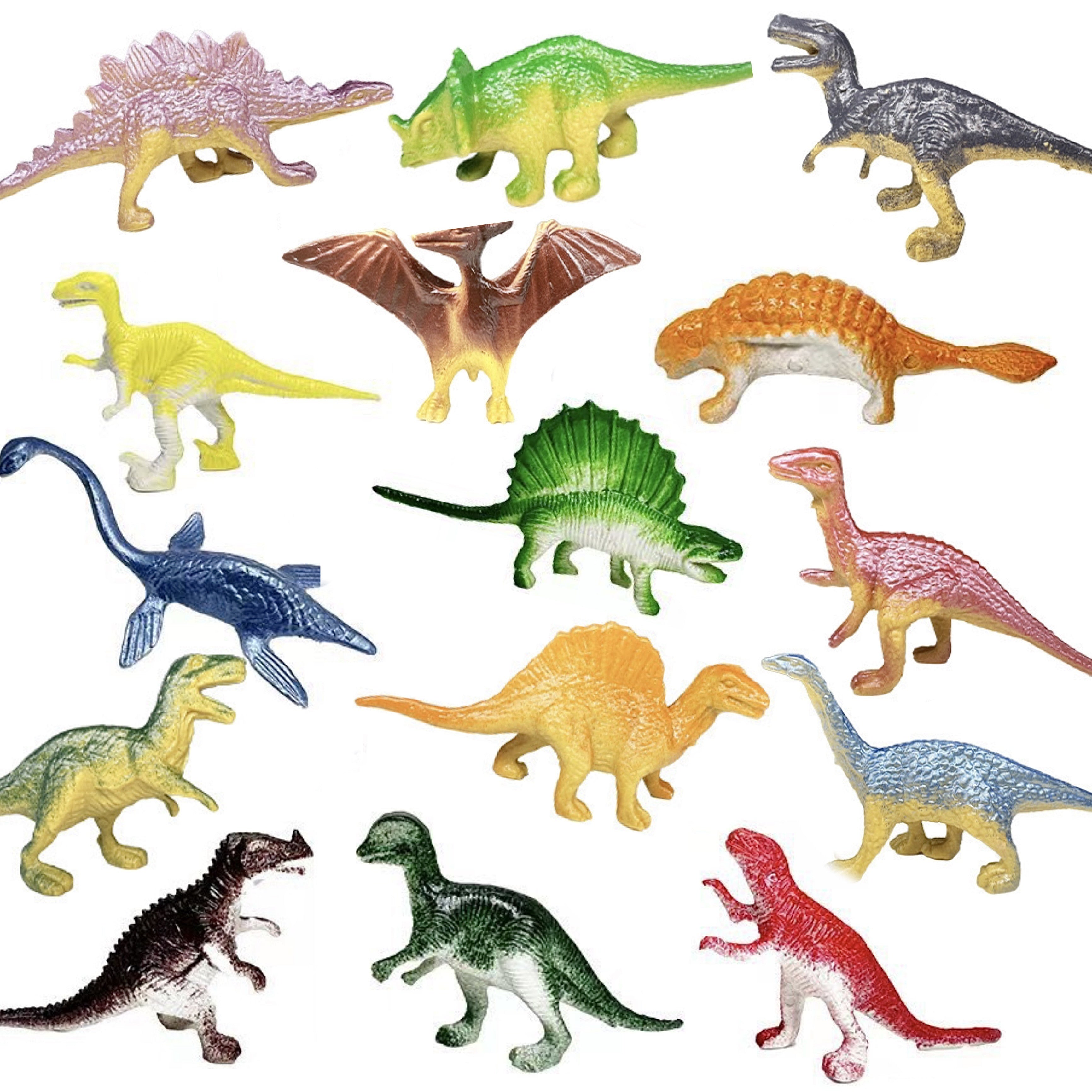 16pcs Mini Dinosaur Simulation Toys Ancient Animals Collection Christmas Gift