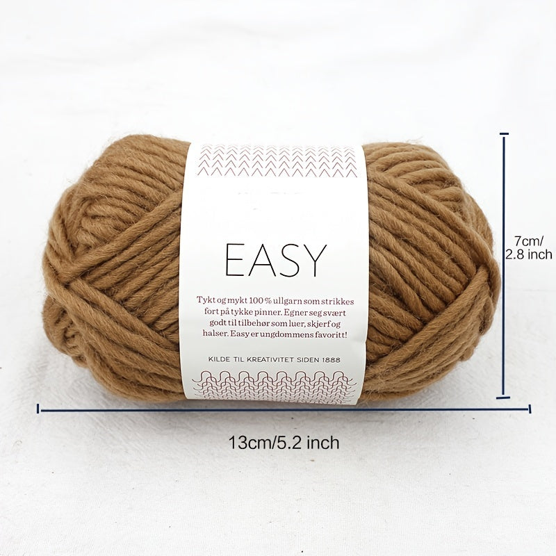 100% Wool Handknitting Yarn 50g for DIY Hat Scarf Sweaters