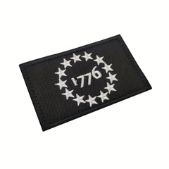 1776 Military Embroidered Patch for Jackets Vests Hats
