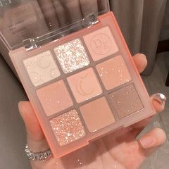 9 Colors Eyeshadow Palette Matte Metallic Finish