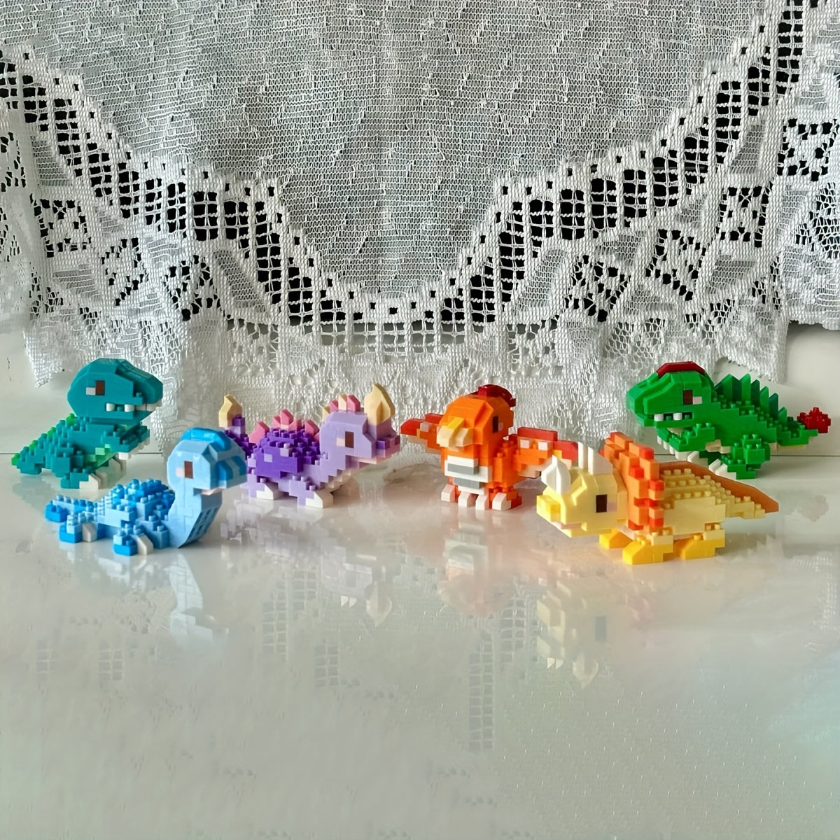 1068pcs Dinosaur Building Blocks Animal Model Thanksgiving Gift