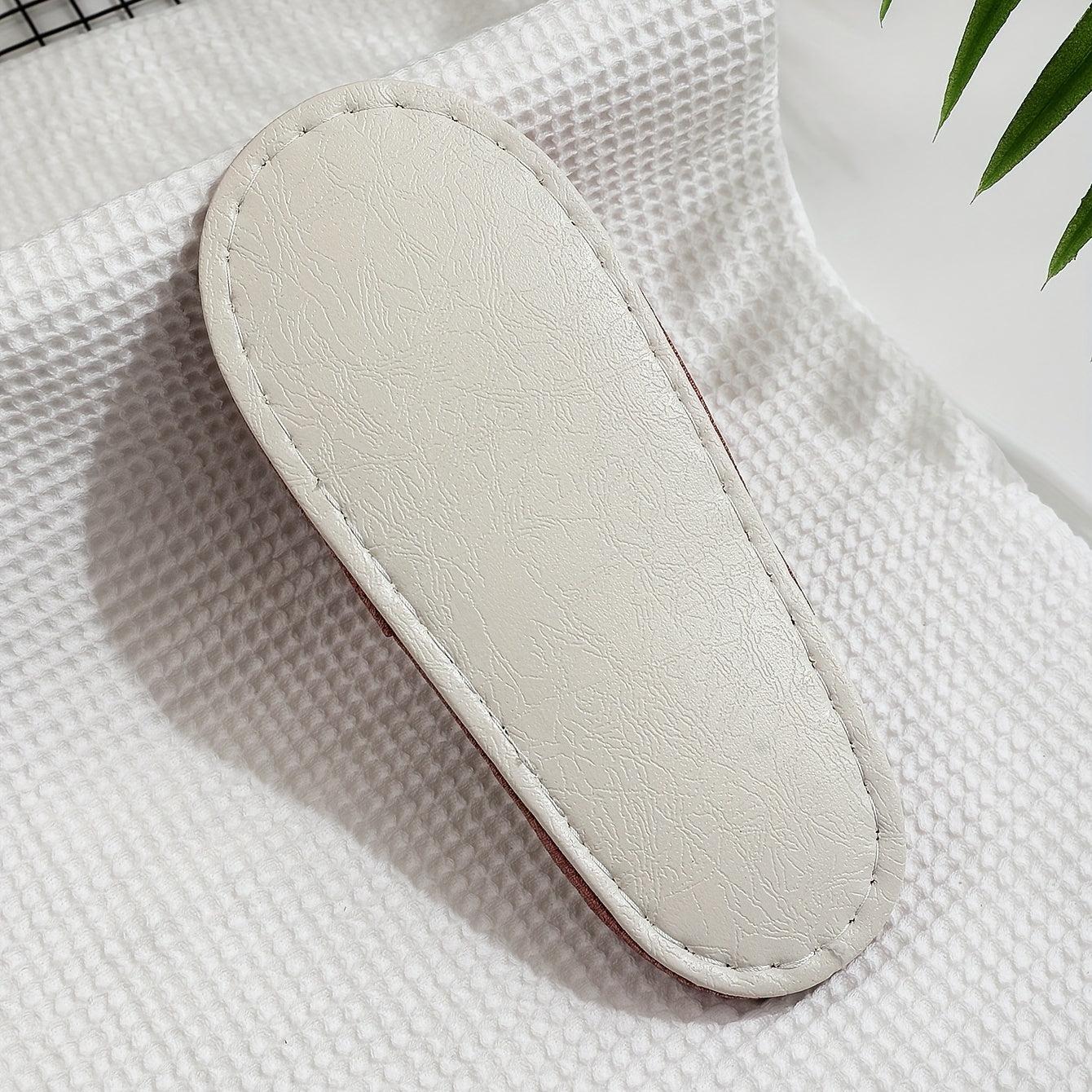 Checkered Open Toe House Slippers Anti-Skid Slip-ons for Men