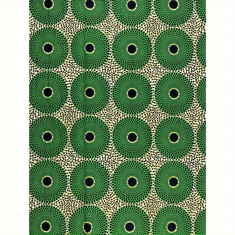 100% Cotton African Wax Fabric Block Prints Batik Dutch High Sewing Cloth
