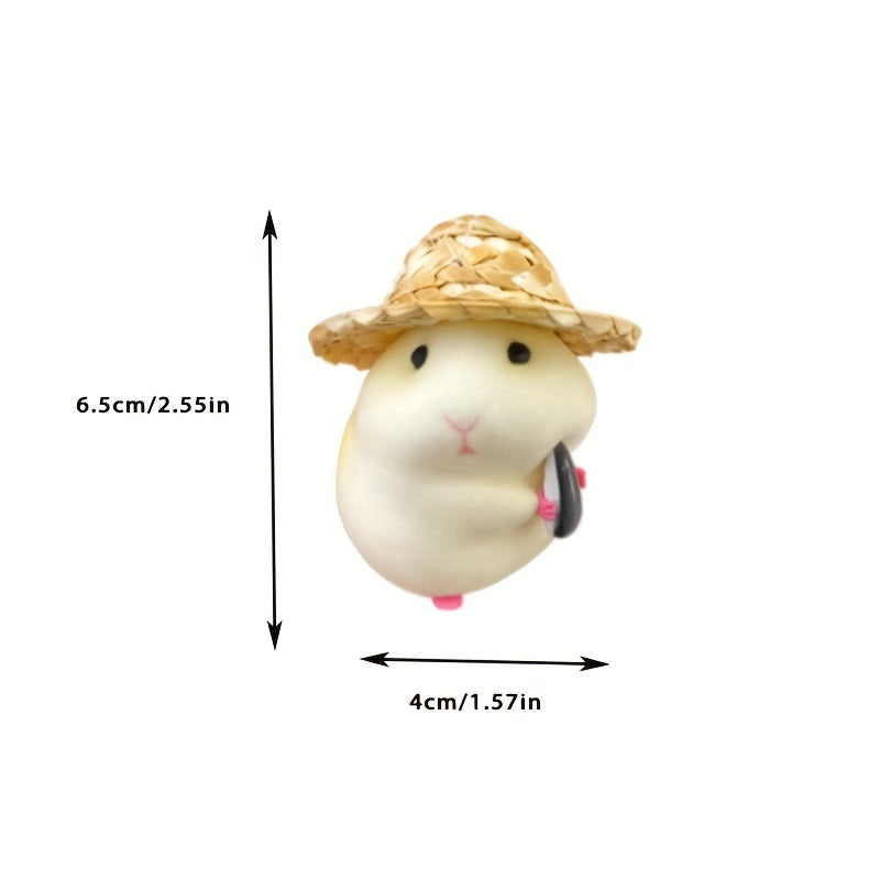 Hamster Car Decoration Window Edge Car Interior Accessories Mouse Doll