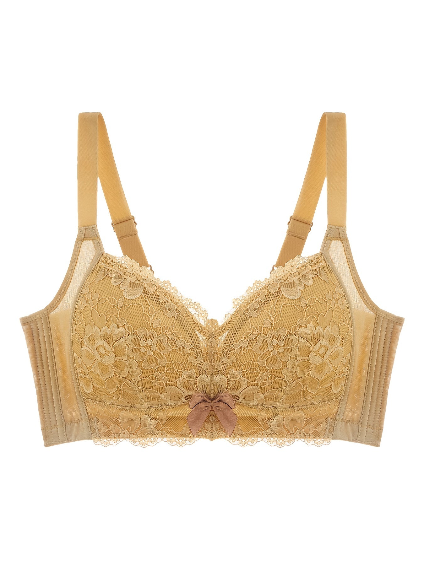 Breathable Lace Full Cup Bra Comfortable Wire Bras Women's Lingerie