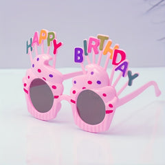 2pcs Girl's Birthday Glasses Children's Party Funny Accessories