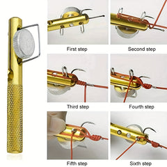 Metal Sub Line Knotting Tool Fishing Accessories