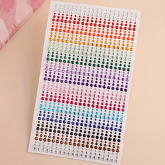 Colorful Rhinestone Stickers Temporary Tattoos For Kids