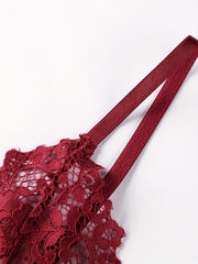 5pcs Full Lace Unlined Bras Semi sheer & Skin friendly Intimates