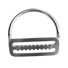 316 Stainless Steel Scuba Diving D Ring Webbing Keeper Clip for 2 Inch Straps
