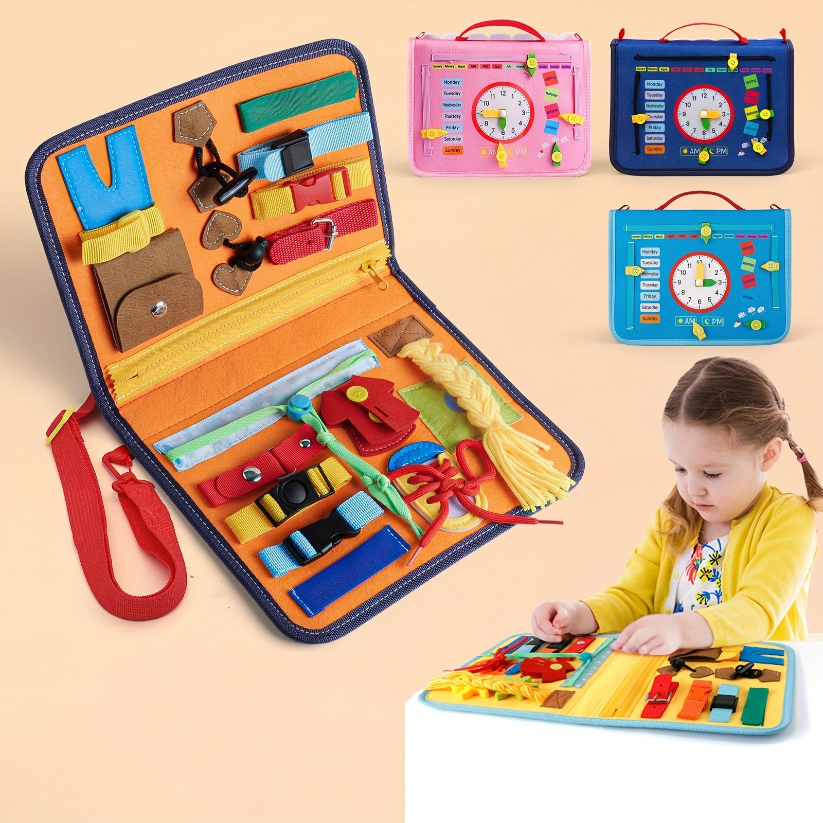 Felt Learning Board for Early Education & Training