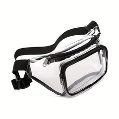 Transparent PVC Waist Bag for Outdoor Travel and Commute