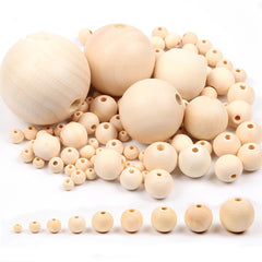 Beaded Wooden Beads Jewelry Accessories Round Beads