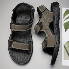 Men's Comfortable Beach Sandals Non Slip Hook And Loop Summer Shoes