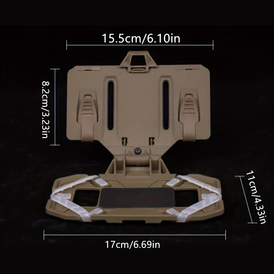 Universal Phone Holder for Airsoft Vest - Folded Chest Mount