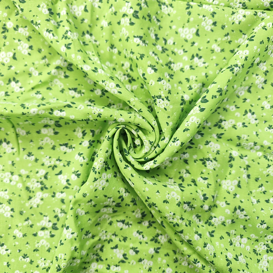 1yd Faux Cotton Fabric DIY Clothes Pants Dress Quilt Covering