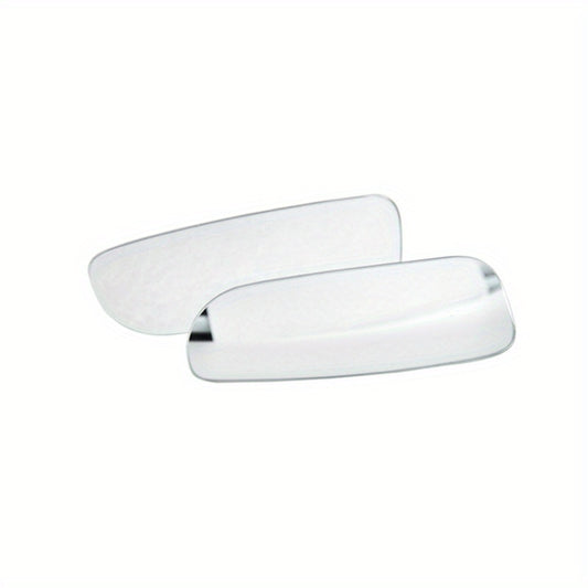 2pcs Car Long Curved Rearview Mirror Blind Spot Mirror HD Anti glare