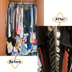 Legging Storage Bag Hanging Over the Door with Double Side Grids