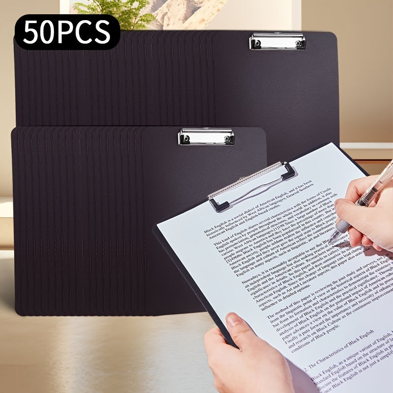 Vintage Waterproof A4 Document Organizer with Single Clip - 50 Packs