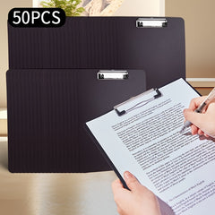 Vintage Waterproof A4 Document Organizer with Single Clip - 50 Packs