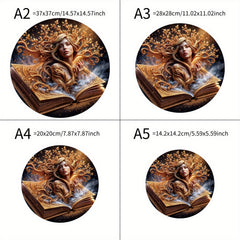 Round Wooden Puzzle The Beauty in the Book Ideal Gift for 3 Birthdays Festivals
