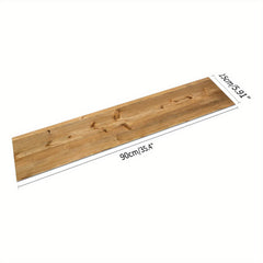 Gray Wood Flooring Peel And Stick Tiles Waterproof for Bathrooms and Kitchens