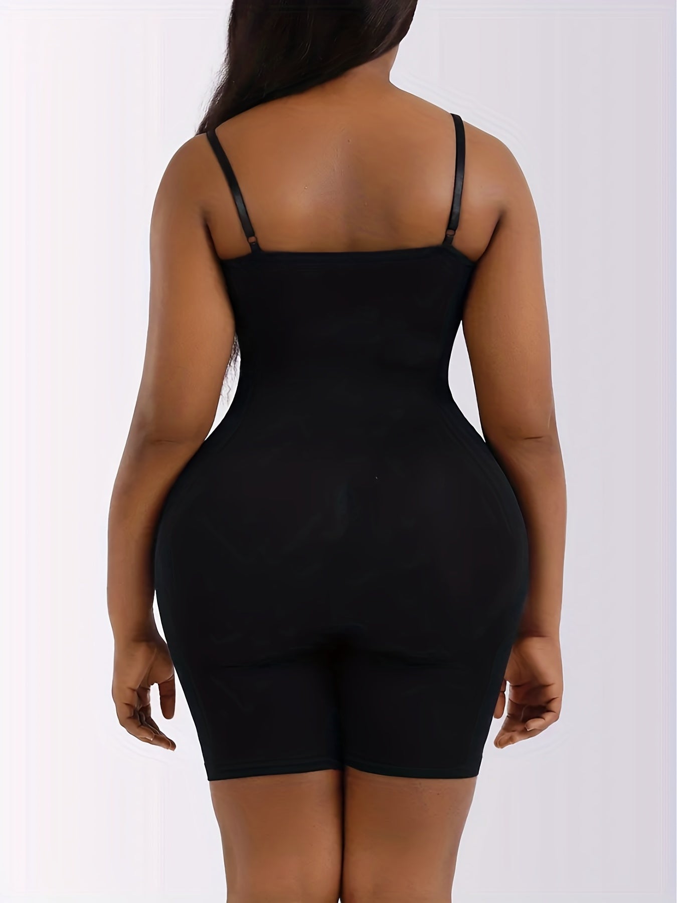 Seamless Solid Shaping Bodysuit Tummy Control Slimming Sleeveless Body Shaper