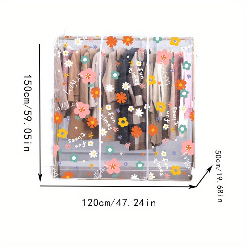 Dust Cover for Vertical Cloth Rack - Keep Your Clothes Clean & Fresh