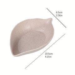 Leaf Shaped Sauce Dishes Set for Sushi Mustard Soy Sauce
