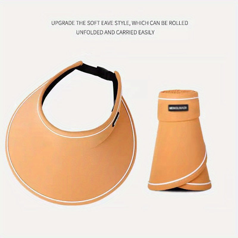 Foldable Sun Visor Hat Adjustable Windproof Cap