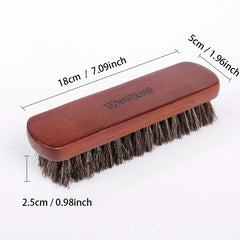 Horse Hair Shoe Brushes for Polishing Leather Shoes Boots