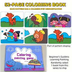 Kids Coloring Book Animals Floral Patterns Educational Activity Book Ages 5-10