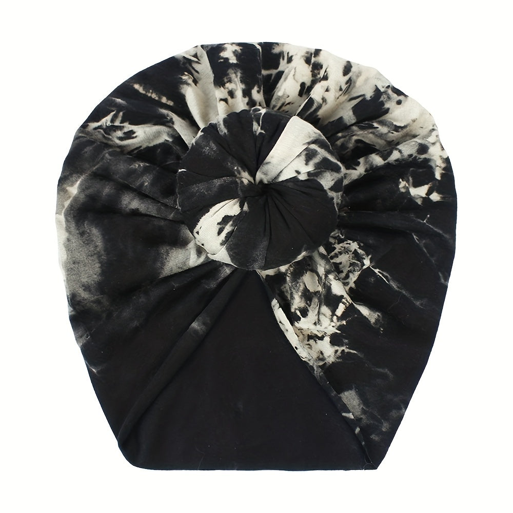 Summer Baby Boho Tie Dye Donut Pullover Hat